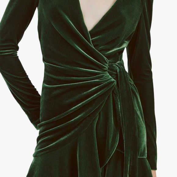 New! Gorgeous Bardot Velvet Long Sleeve Dress ($139 retail) size 4 NWT - Picture 6 of 10